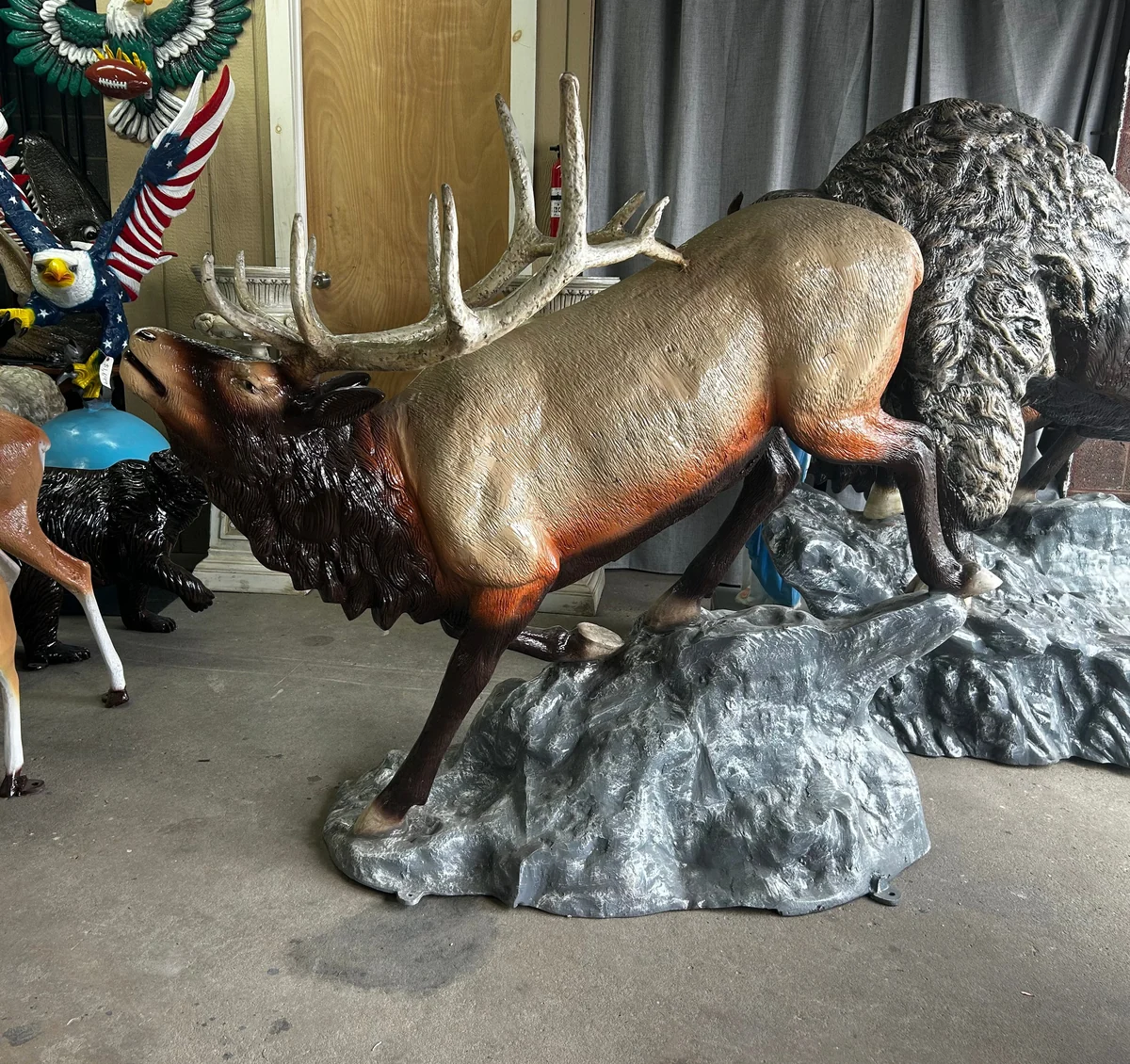 Medium Elk on Stone