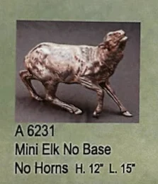 Mini Elk No Base No Horns