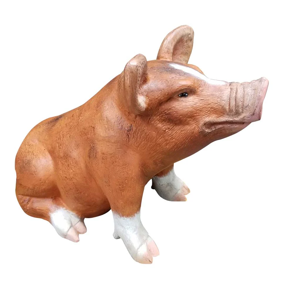 Small Seated Pig
