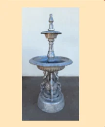 2 Tier Swan Fountain W/Arches