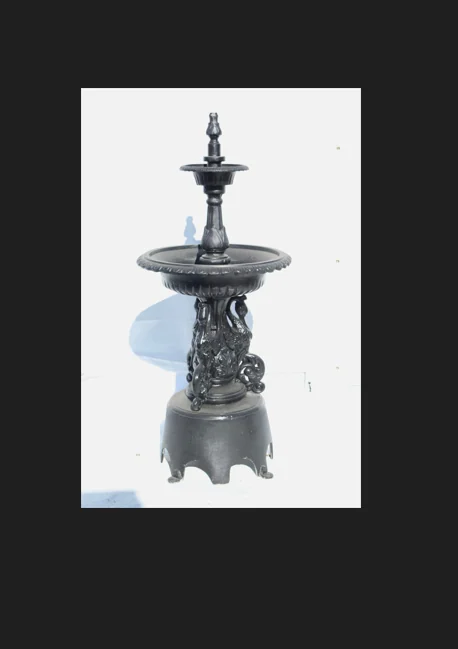 2 Tier New Swan Fountain W/Arches