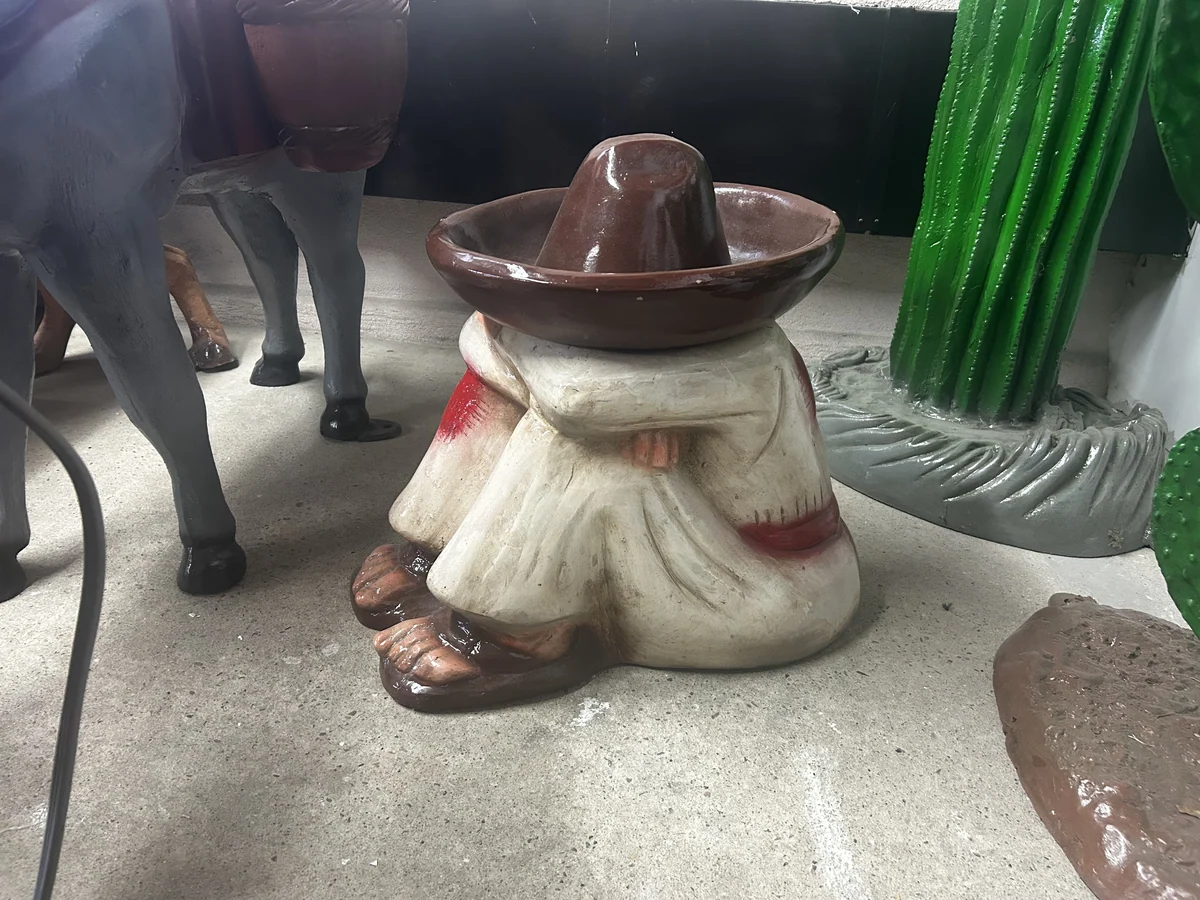 Sitting Farmer